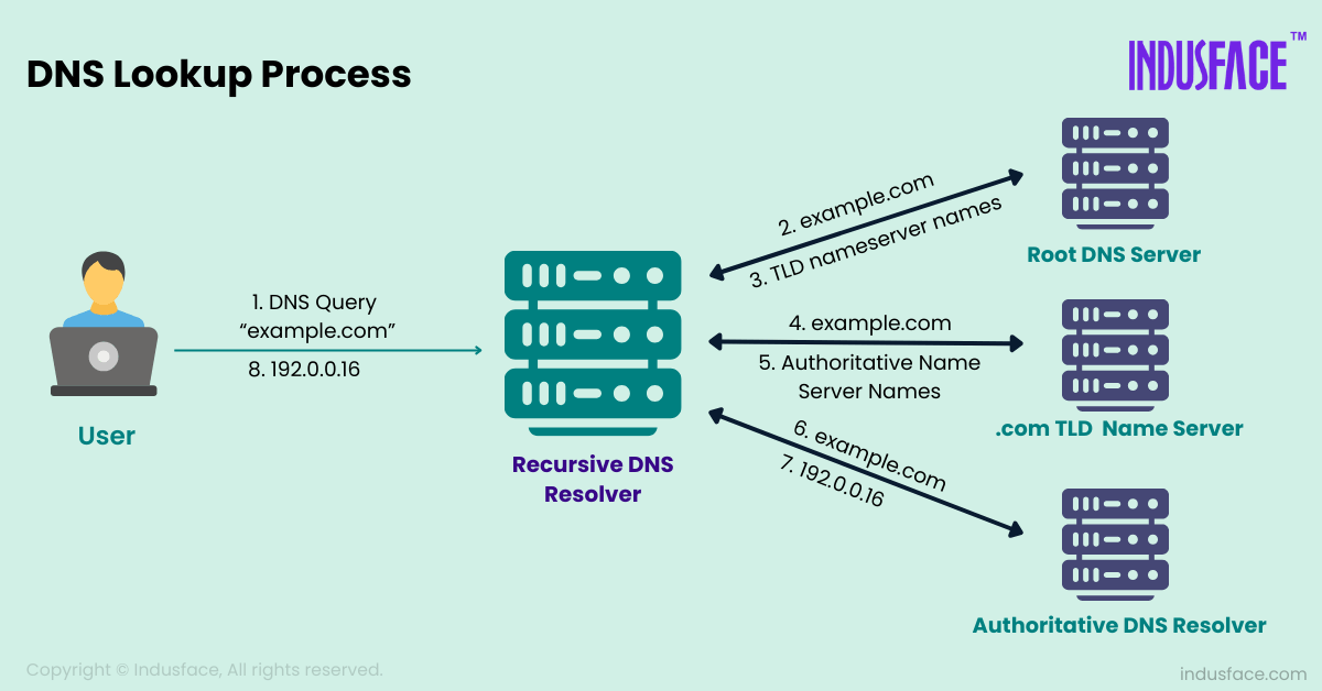 DNS 解析流程图